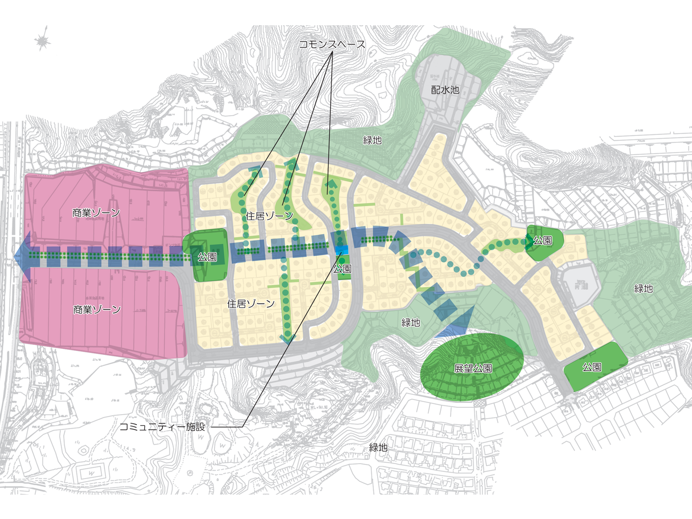 神戸市垂水地区住宅開発計画 | 実績 | UG都市建築